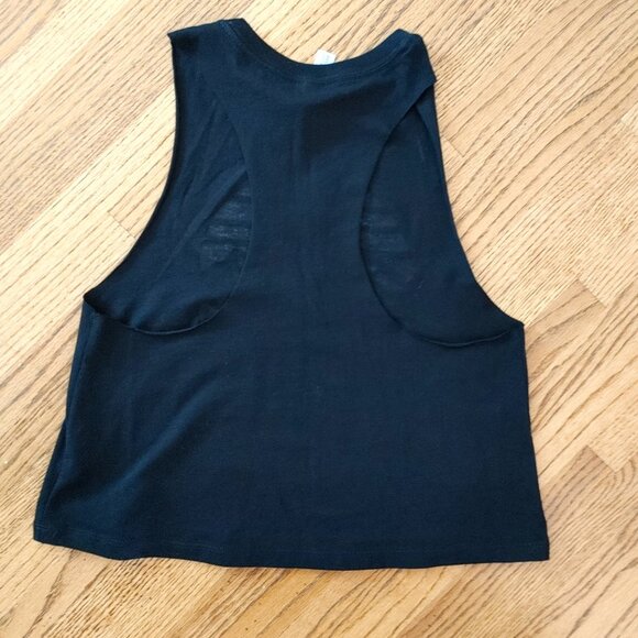 S Black Crop Tank - Picture 2 of 3